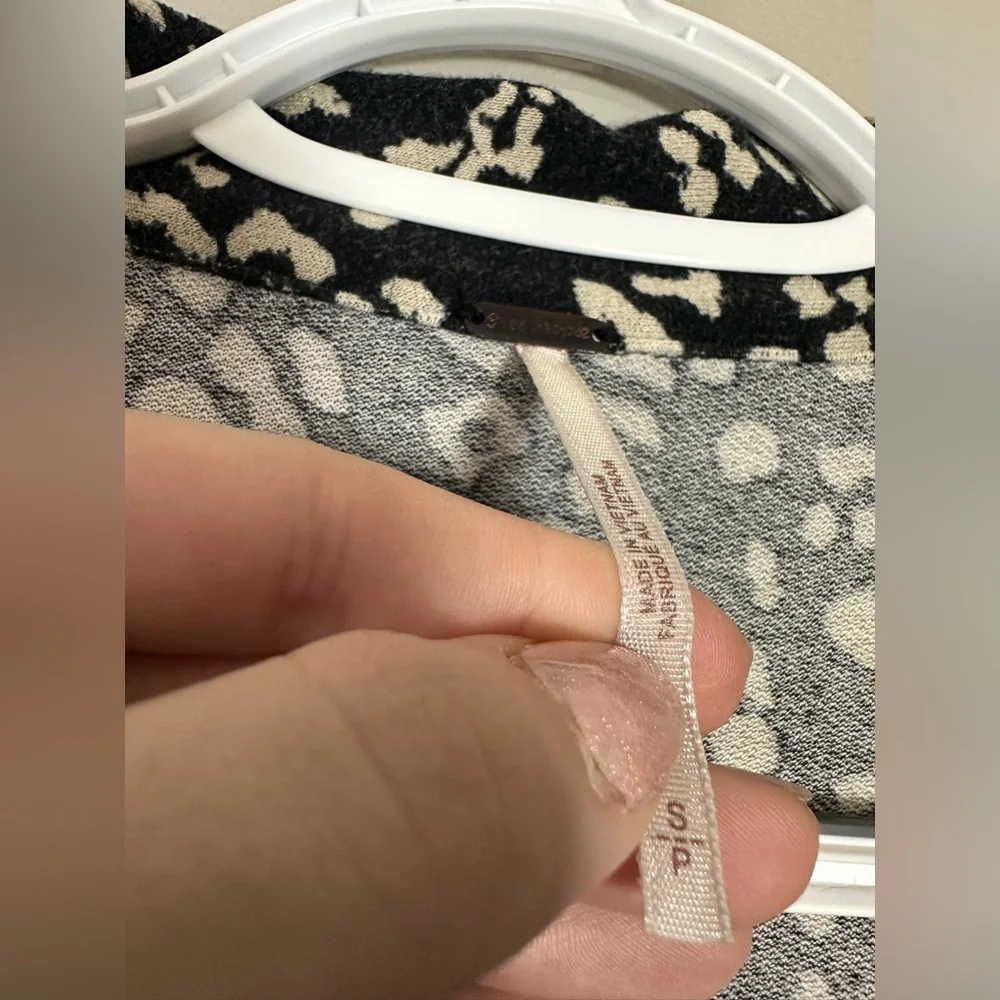 Free People Marsaille Dress Black Combo With Cutout - Picture 6 of 10